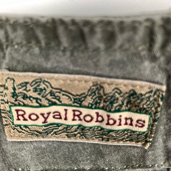 ROYAL Robbins Green Cotton Shorts size 8 - Picture 9 of 13